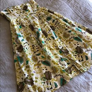 Paisley Strapless Dress